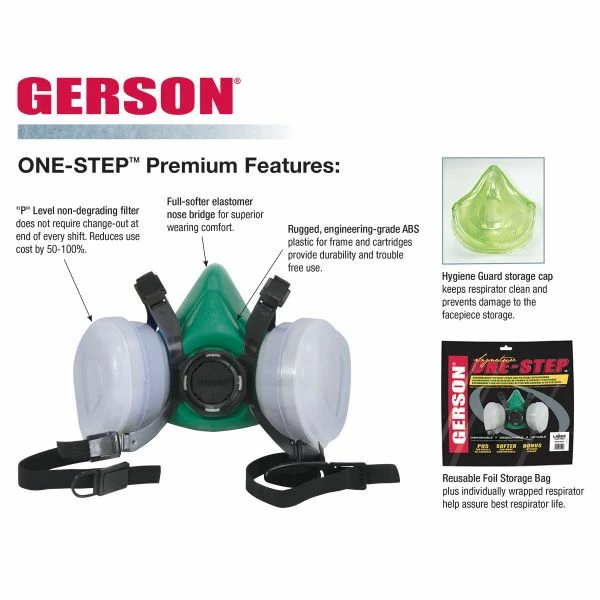 Cheap π Gerson One Step P95 Respirator Large 8311P π 2 Cheap π Gerson One Step P95 Respirator Large 8311P π - Image 2