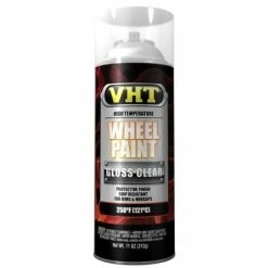 Deals ✔️ VHT Wheel Paint High Temp Gloss Clear 🧥 Coat Aerosol 11 OZ SP184 🔔