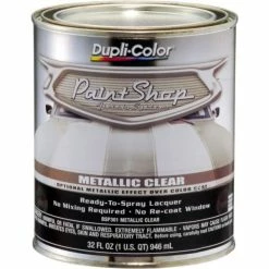 Brand new ✨ Dupli-Color Paint Shop Finish System Base 🧥 Coat Metallic Clear 🧥 Coat Quart 32 OZ BSP301 🔥