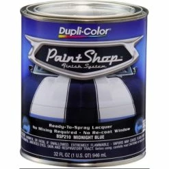 Best Sale 😍 Dupli-Color Paint Shop Finish System Base 🧥 Coat Midnight Blue Quart 32 OZ BSP210 💯
