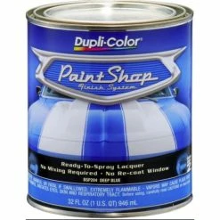 Wholesale 🛒 Dupli-Color Paint Shop Finish System Base 🧥 Coat Deep Blue (Metallic) Quart 32 OZ BSP204 🌟