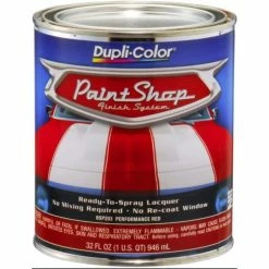 Best Sale 🥰 Dupli-Color Paint Shop Finish System Base 🧥 Coat Performance Red Quart 32 OZ BSP203 ⭐