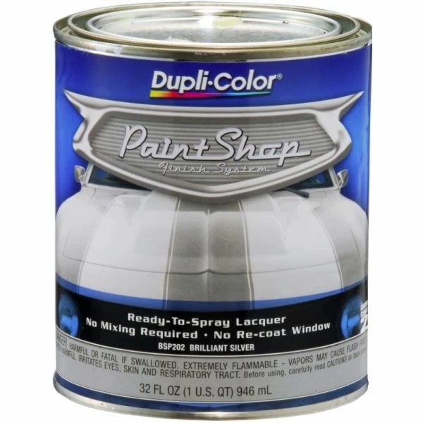 New ๐ฏ Dupli-Color Paint Shop Finish System Base ๐งฅ Coat Brilliant Silver (Metallic) Quart 32 OZ BSP202 ๐ฅฐ 1 New ๐ฏ Dupli-Color Paint Shop Finish System Base ๐งฅ Coat Brilliant Silver (Metallic) Quart 32 OZ BSP202 ๐ฅฐ