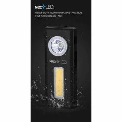 Wholesale 🥰 NextLED LED Task Light With Integrated Spotlight - Dual Function And Rechargeable NT-6786 👏 -Eastwood Sales Store p60262 3