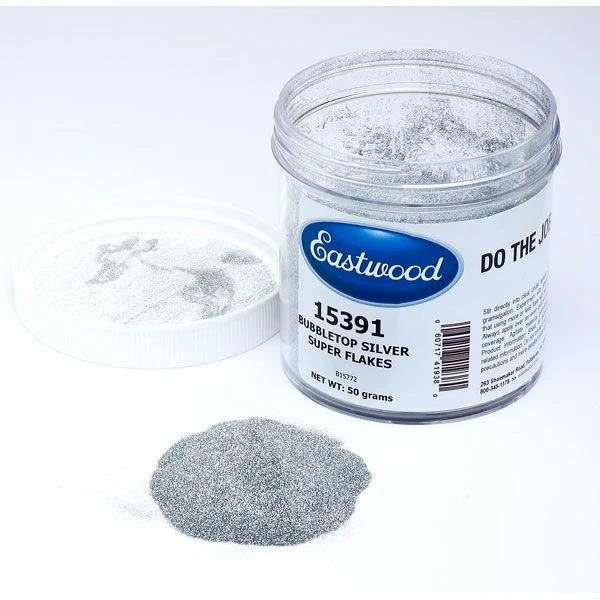 Best Sale ๐ Eastwood Bubbletop Silver Super Flakes 50g ๐ 1 Best Sale ๐ Eastwood Bubbletop Silver Super Flakes 50g ๐